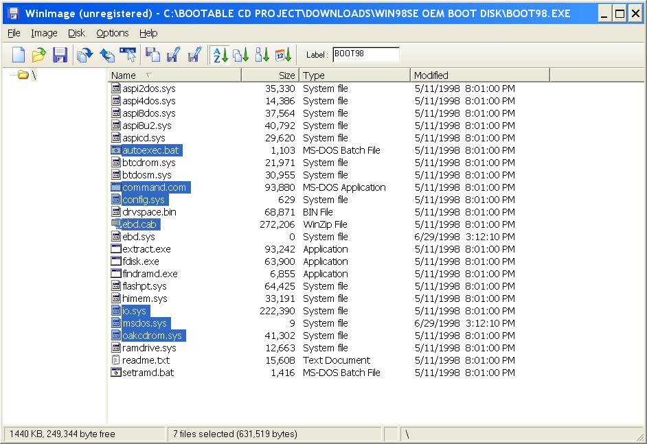 ebd.cab file windows 98
